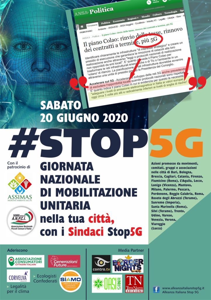 “STOP 5G” Giornata Nazionale di Mobilitazione
